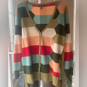 Free People vintage 100% merino wool cardigan